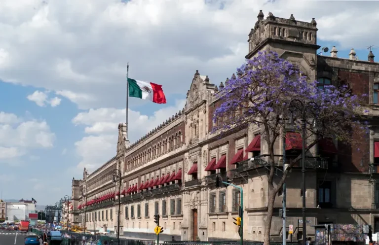 Vista lateral de palacio nacional